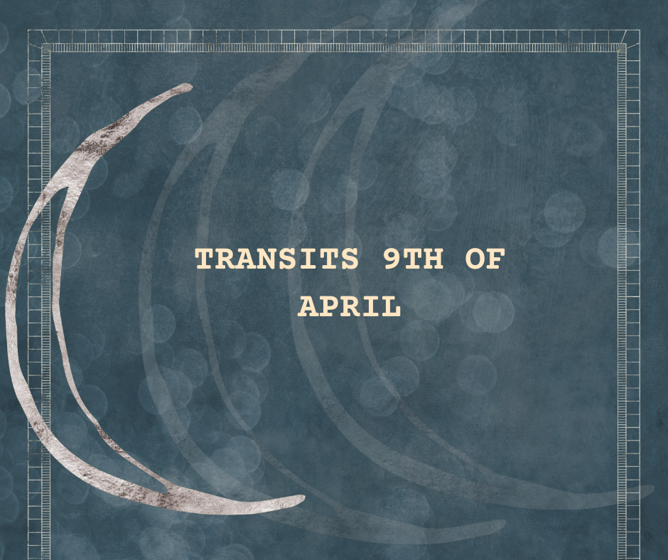 Transit of April 9, 2022: First Quarter Moon